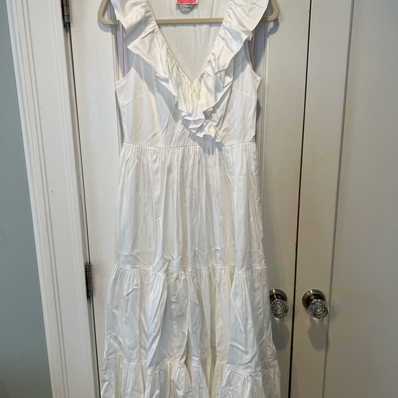 kate spade new york Ruffled Neck Poplin Dress - Picture 14 of 16